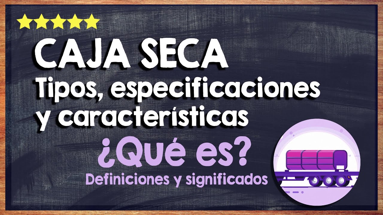 &iquest;Qu&eacute; es una caja seca? 🙏 Tipos, especificaciones y caracter&iacute;sticas 🙏