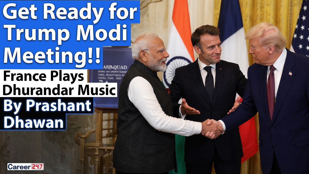 MODI TRUMP MEET LOADING IN FRANCE | France Plays Dhurandar Music | By Prashant Dhawan