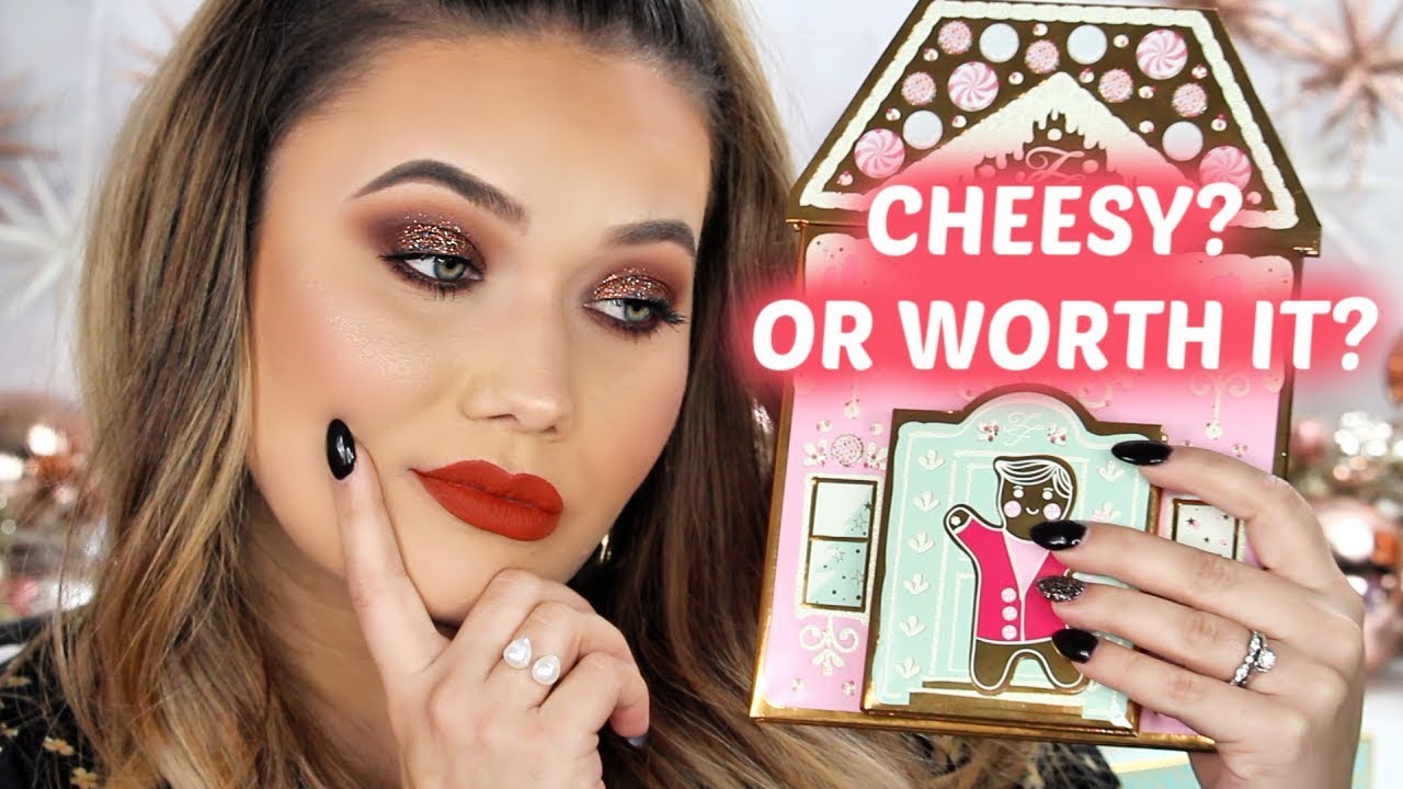 TOO FACED CHRISTMAS COOKIE HOUSE PARTY TUTORIAL