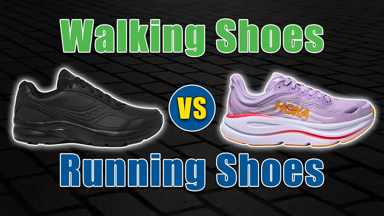 What's The Difference Between Walking Shoes And Running Shoes?
