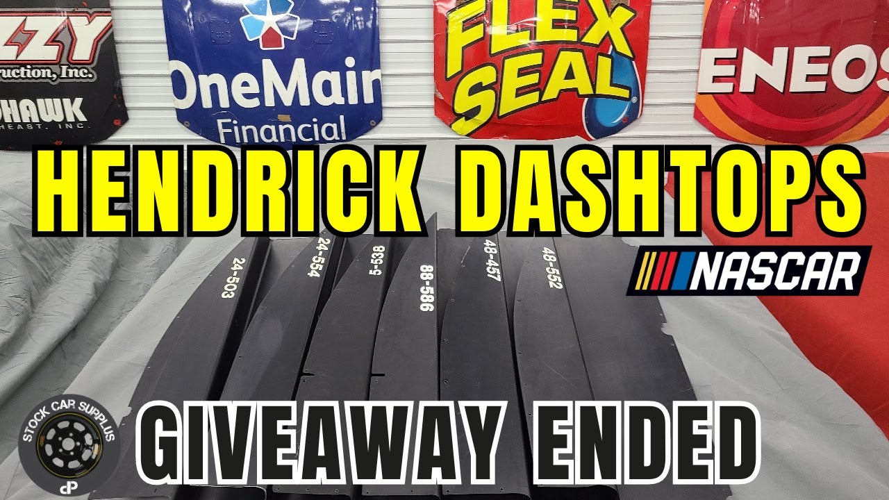 ENDED! WINNER ANNOUNCED: NASCAR HENDRICK MOTORSPORTS DASHTOPS