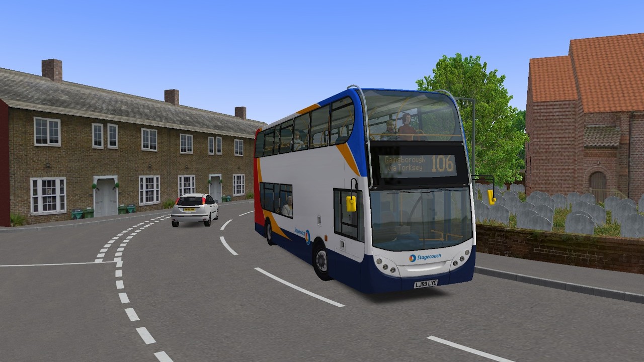 Omsi 2 Lincolnshire V4, Route: 106, to Gainsborough