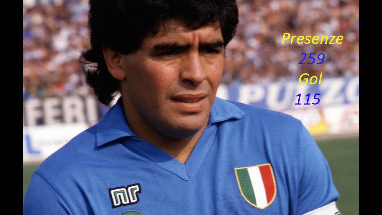 Diego Armando Maradona - D10S - le sue reti in maglia azzurra - S.S.C. Napoli - 1984/85 - 1990/91