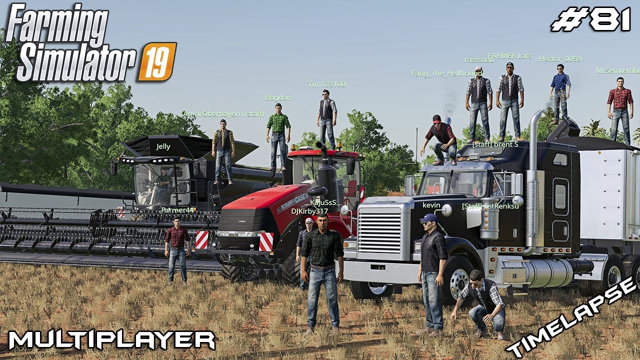 БОЛЬШОЙ урожай пшеницы в АВСТРАЛИИ | Pineapple Bay | Многопользовательский Farming Simulator 19 |...