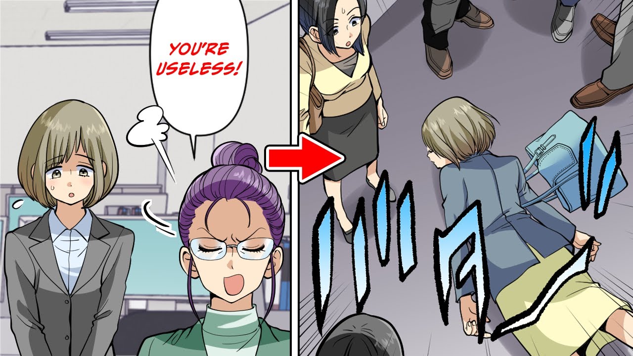 A senior co-worker kept harassing me until I was sent to the hospital. [Manga dub]