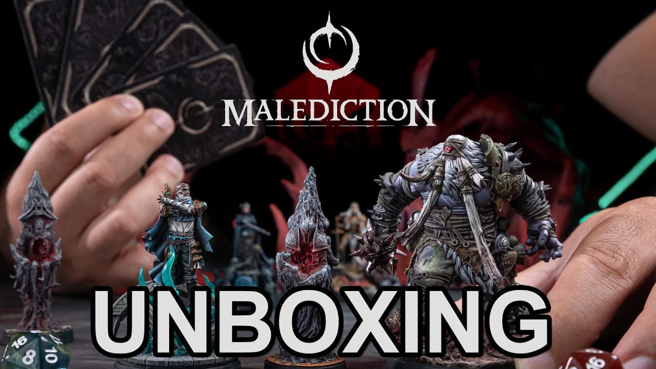 Malediction Two Player Starter Box and Lore Book Unboxing