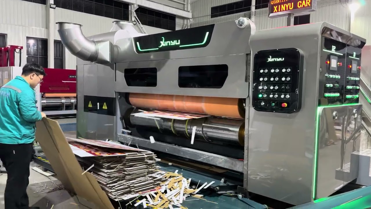 High Definition Corrugated Carton Printing & Die Cutting Machine | Automatic Carton Production