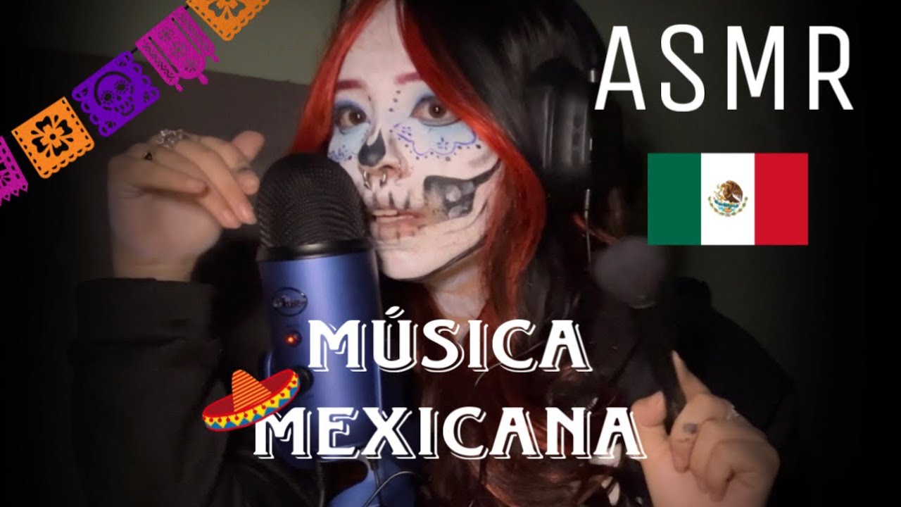 MI PRIMER ASMR Susurrando canciones mexicanas 🇲🇽✨ softspoken & mic brushing // asmr en español 