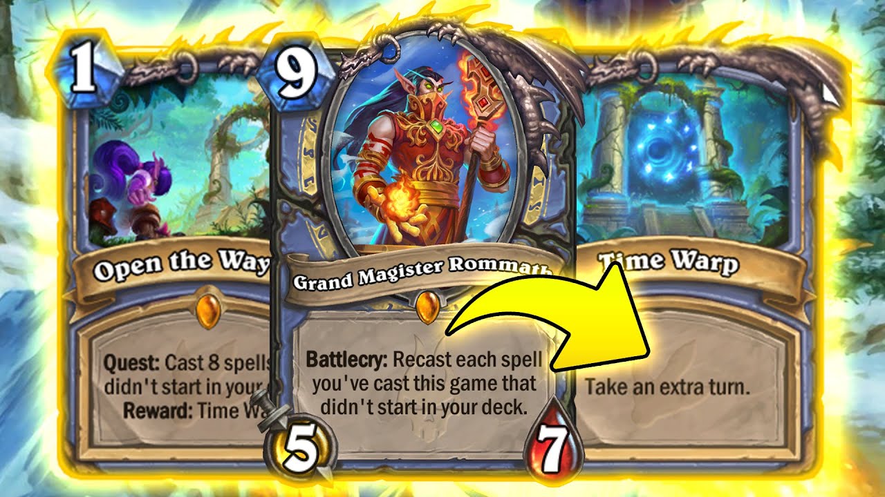 INFINITE TURNS EXODIA OTK QUEST MAGE NEEDS BANNED ASAP AT March of the Lich King | Hearthstone