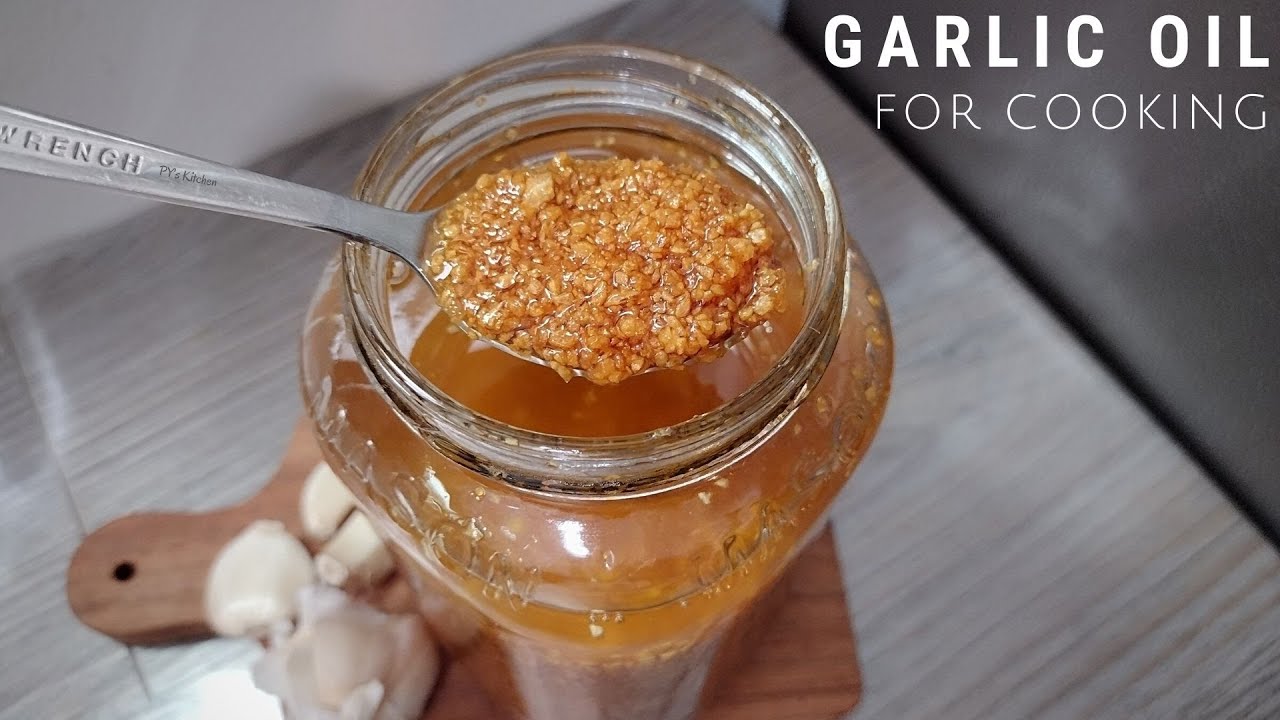 Homemade Garlic Oil Easy To Make | Infused Garlic Oil Recipe