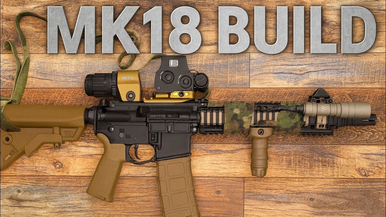 CQB Truck Gun Set Up Daniel Defense MK18 Build | EOTech Holographic + Unity Mount + SureFire