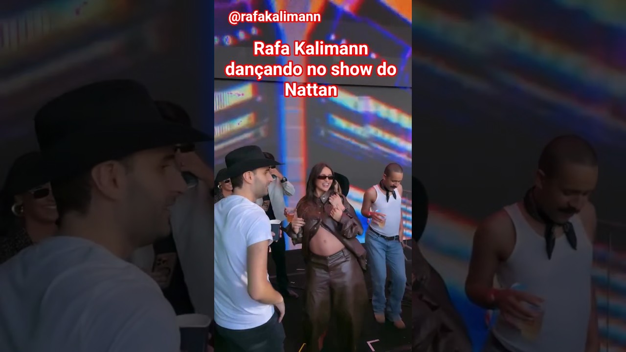 Rafa Kalimann dan&ccedil;ando no show do Nattan #shorts #rafakalimann #nattan #famosos