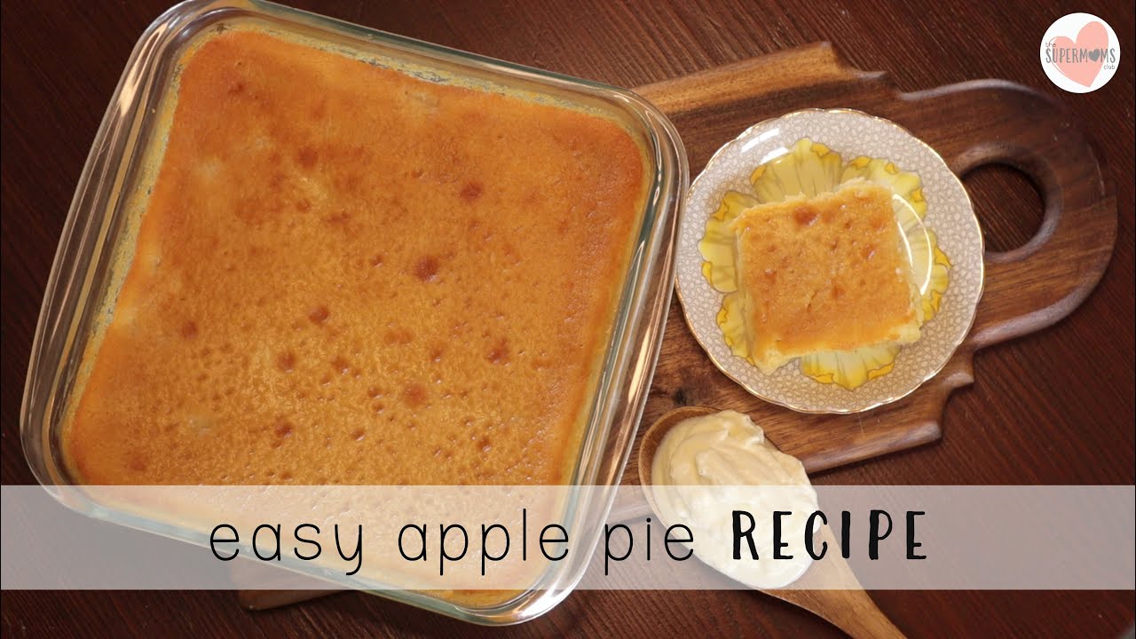 Easy Apple Pie Recipe - thesupermomsclub.com - Baking Vlog E19