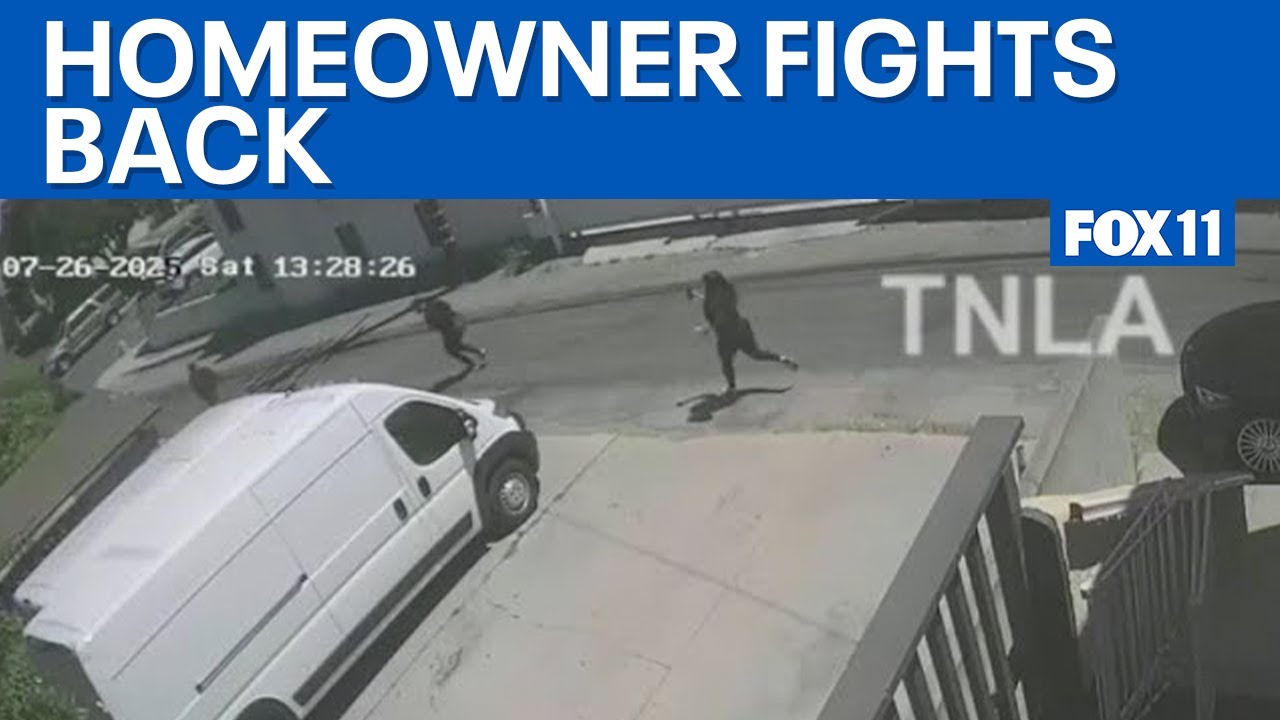 Torrance homeowner chases down burglary suspects  | FOX 11 LA