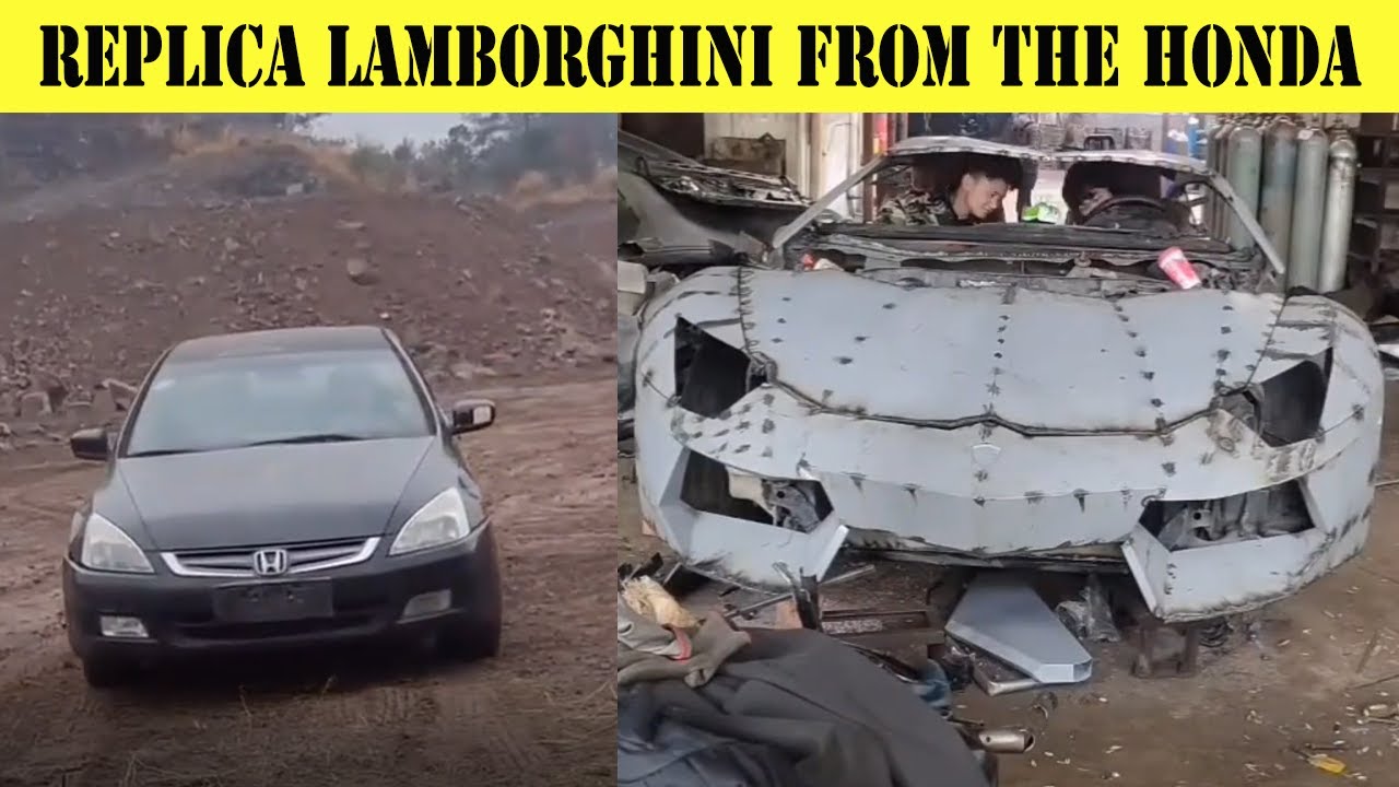 РЕПЛИКА LAMBORGHINI AVENTADOR ОТ HONDA ACCORD - Часть 1
