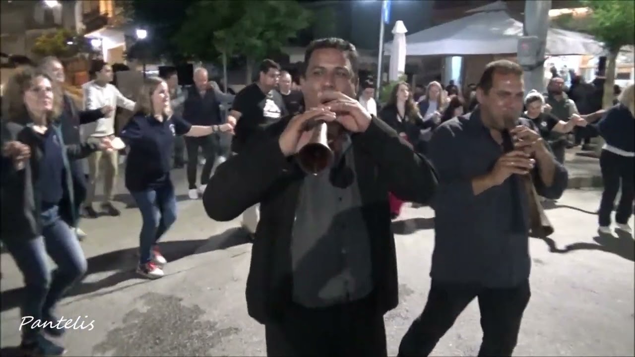 ΑΓΙΟ ΠΝΕΥΜΑ ΣΕΡΡΩΝ τρανός χορός με τους αδελφούς Μάλαμα (ζουρνάδες) και τον Ηλία Δημάνο (νταούλι)