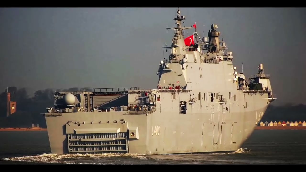 4 Turkish Navy Warships Arrive in Southampton UK - Rare Military Visit