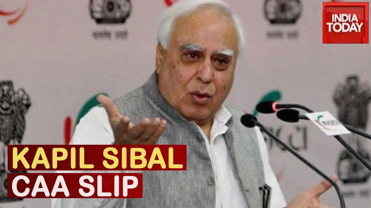 Kapil Sibal's CAA Slip Puts Him In Trouble, Offers Clarification | Watch Report