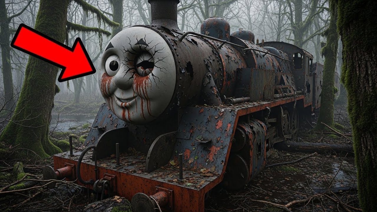 Restoring Process ASMR: A Forgotten Thomas the Tank Engine Found Deep in the Woods