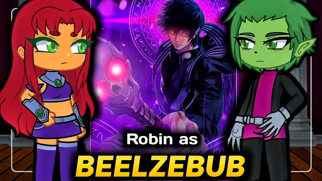 Teen Titan Go React To Robin As BEELZEBUB - Record of Ragnarok /🇧🇷🇺🇸/