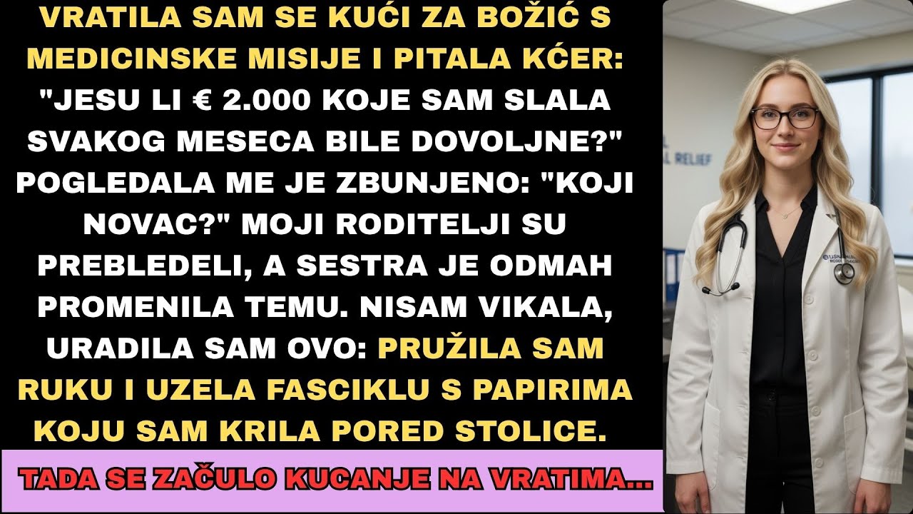 “KOJI NOVAC?” PITALA JE MOJA KĆI NAKON ŠTO SAM JOJ SVAKOG MESECA SLALA € 2.000. ...