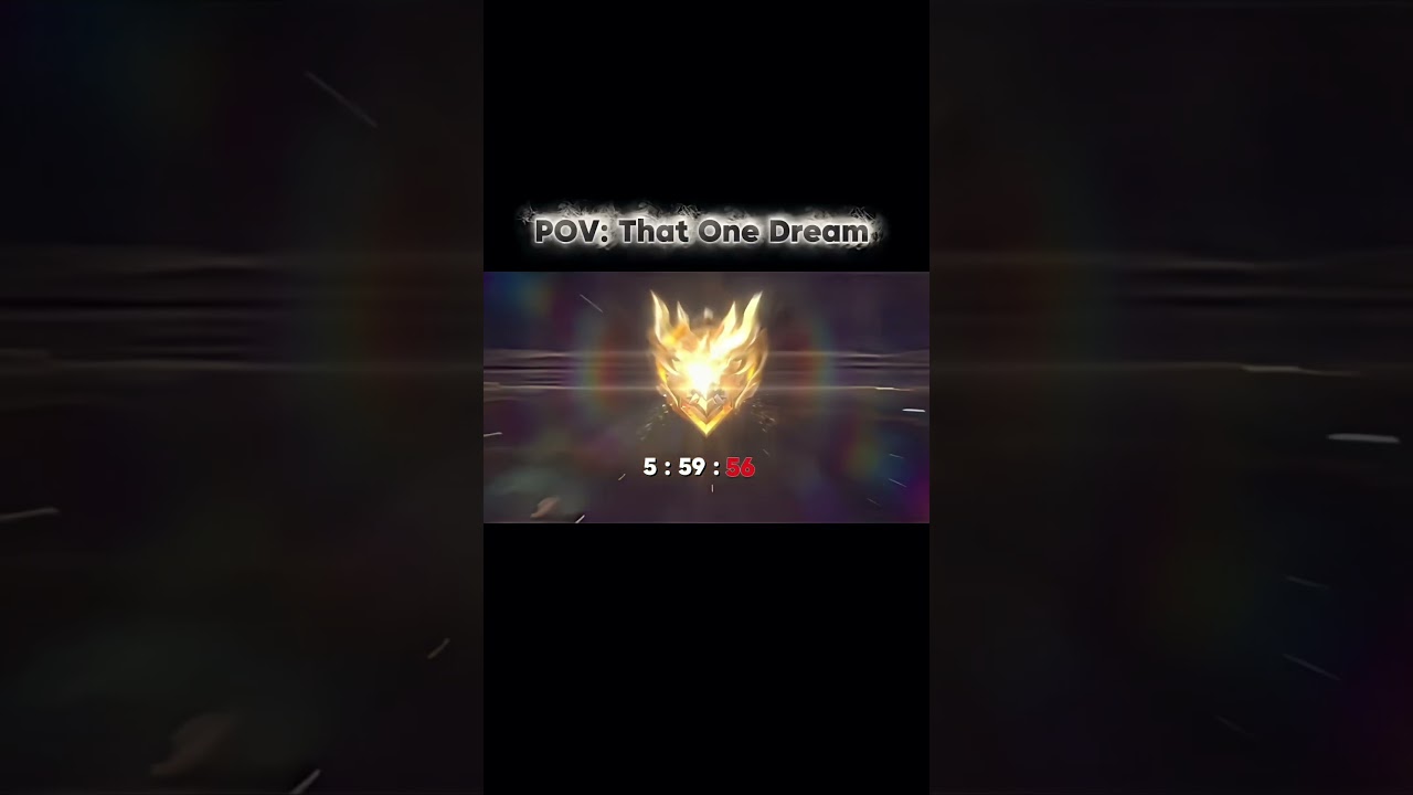 That One Dream of Reaching Mythical Glory… Broken 💔