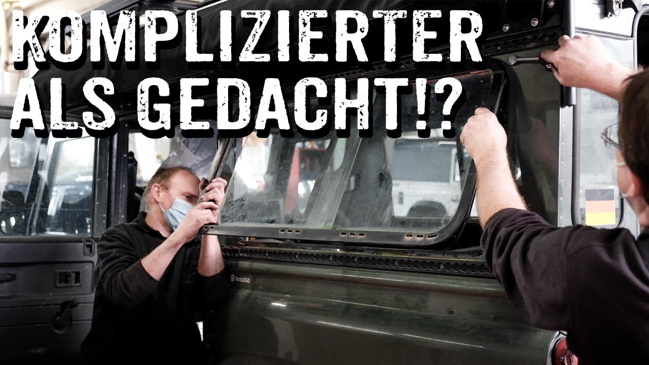 Seitenfenster ausbauen - Reiseausbau für einen Defender 110 - Teil #3 [332]