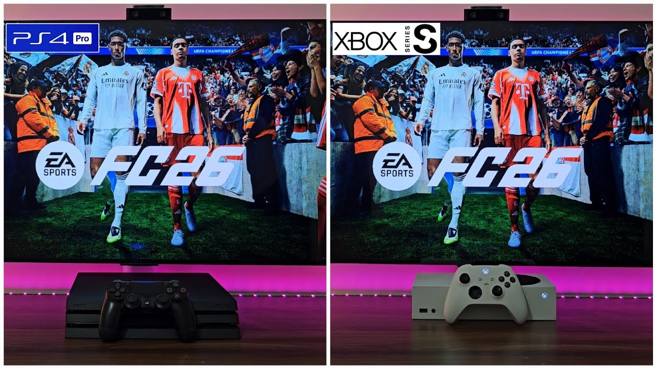 EA FC26 (PS4 PRO Vs Xbox Series S)