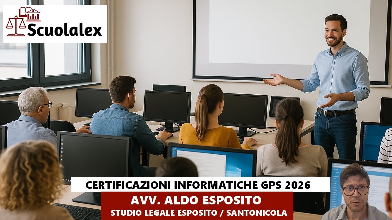 CERTIFICAZIONI INFORMATICHE GPS 2026