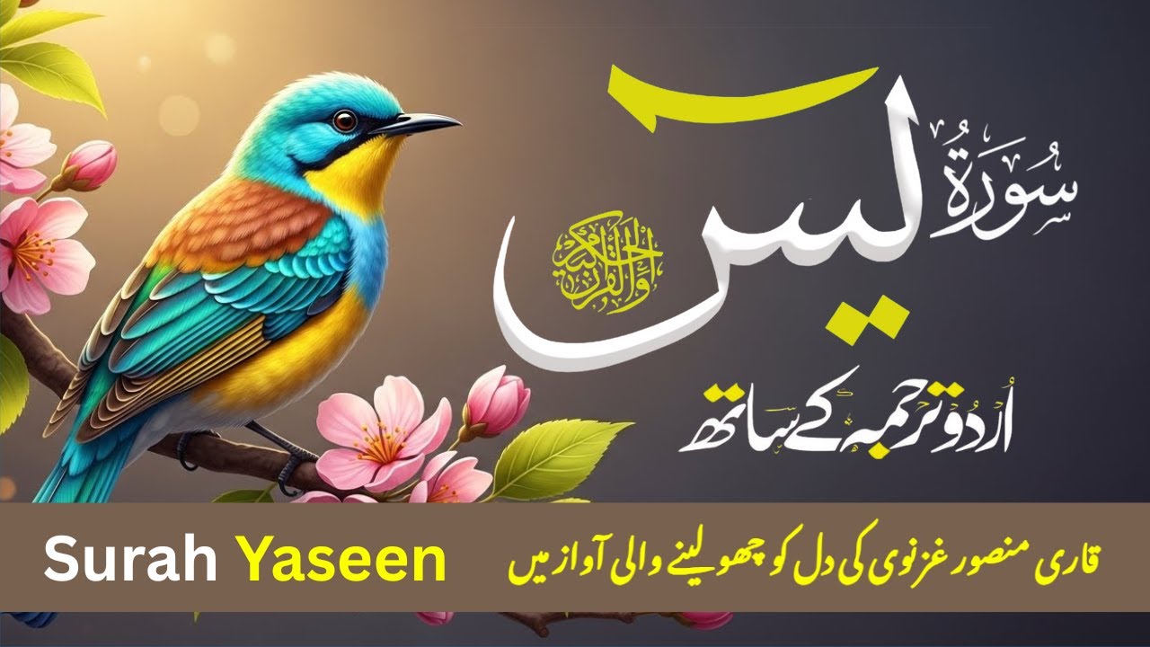 Surah Yaseen With Urdu Translation By Qari Mansoor Ghaznawi I Urdu And Hindi Tarjuma | Ep001