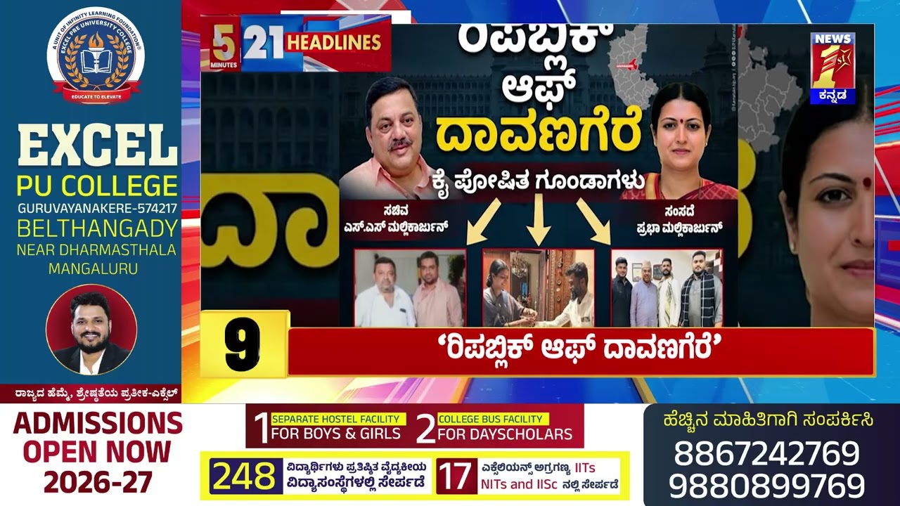 News Headlines 5 Minutes 21 Headlines | 04-02-2026 | @newsfirstkannada