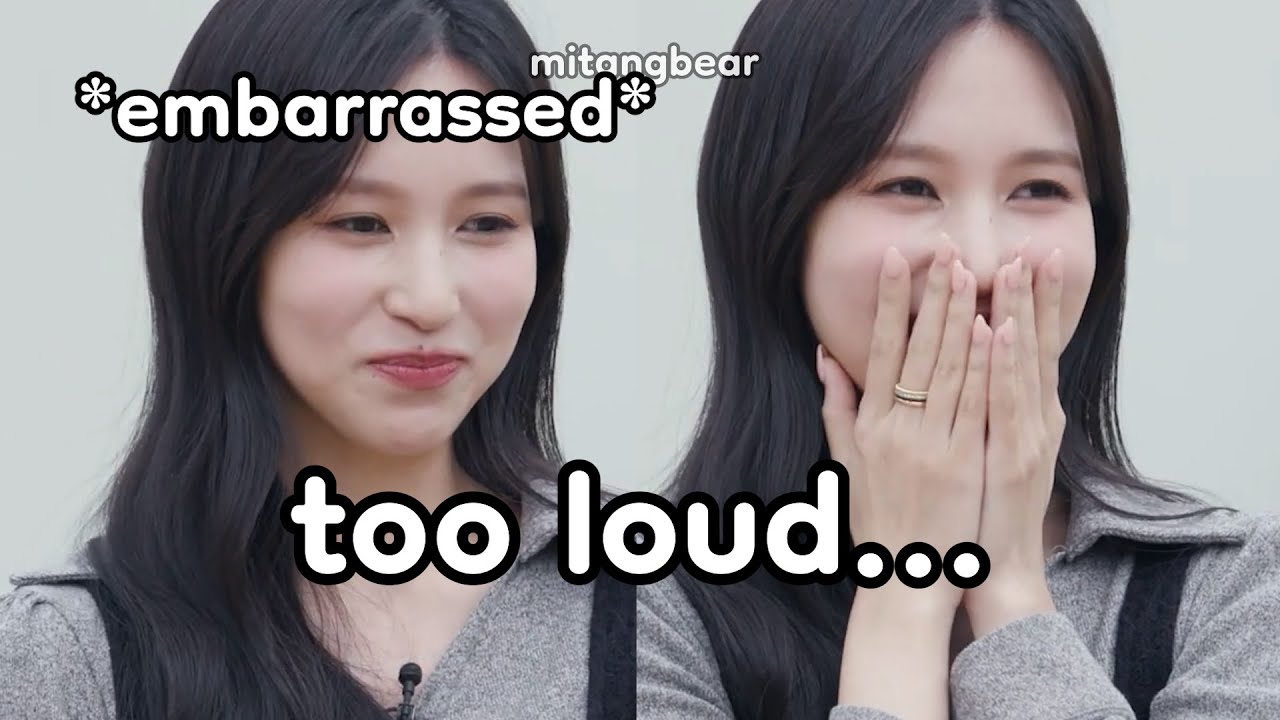mina has never been this loud (sana was so surprised)