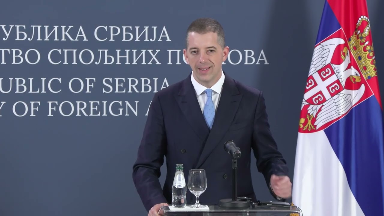 05.03.2026. Obraćanje ministra Ðurića povodom posete GS Saveta Evrope Alana Berseoa