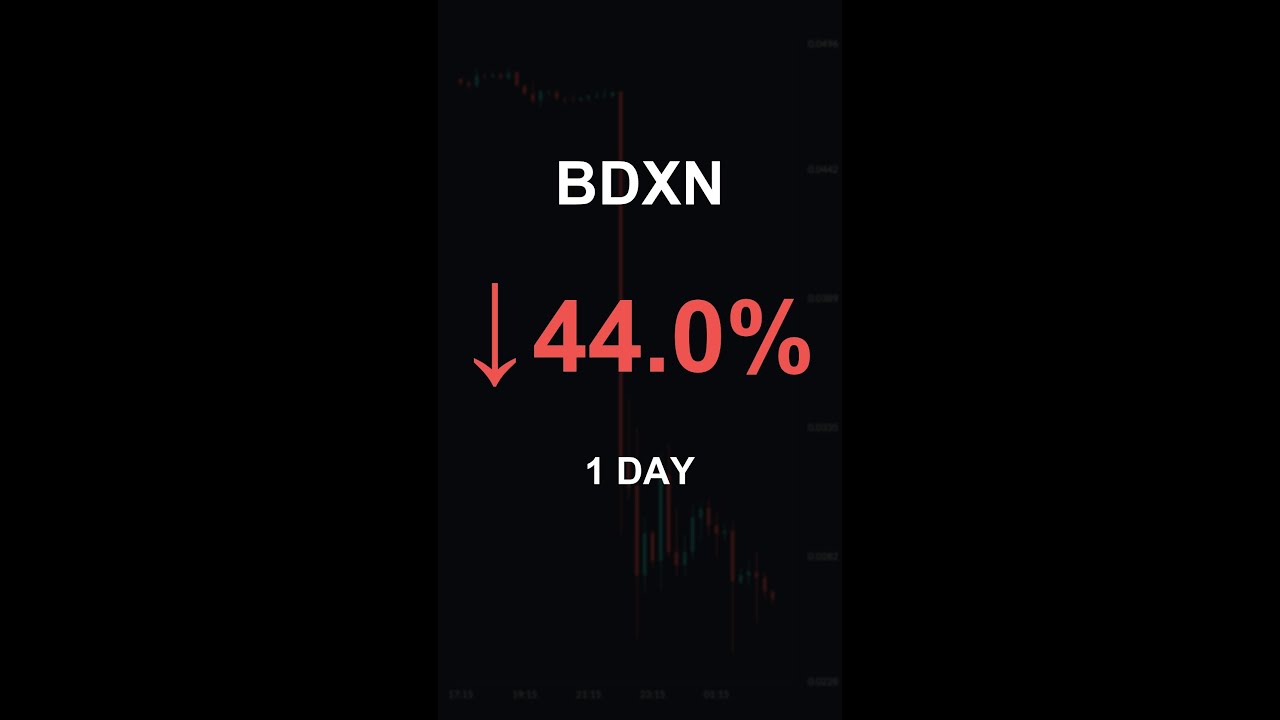 BDXN is down 44.0% in 1 day!⚡December 04, 2025 | #bdxn #coins #altcoins #crypto #cryptonews #shorts