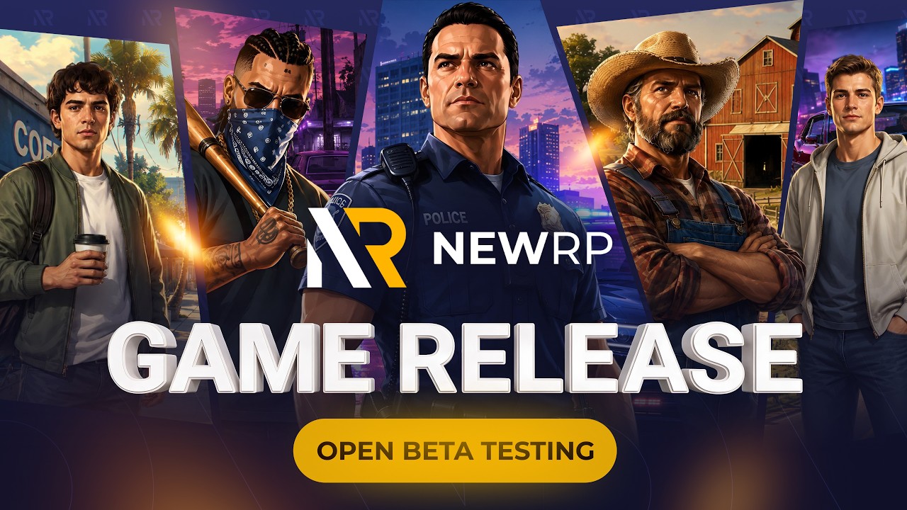 NEWRP: THE LAUNCH DATE (OPEN WORLD MOBILE GAME FOR IOS, ANDROID) | GAMEPLAY CINEMATIC TRAILER