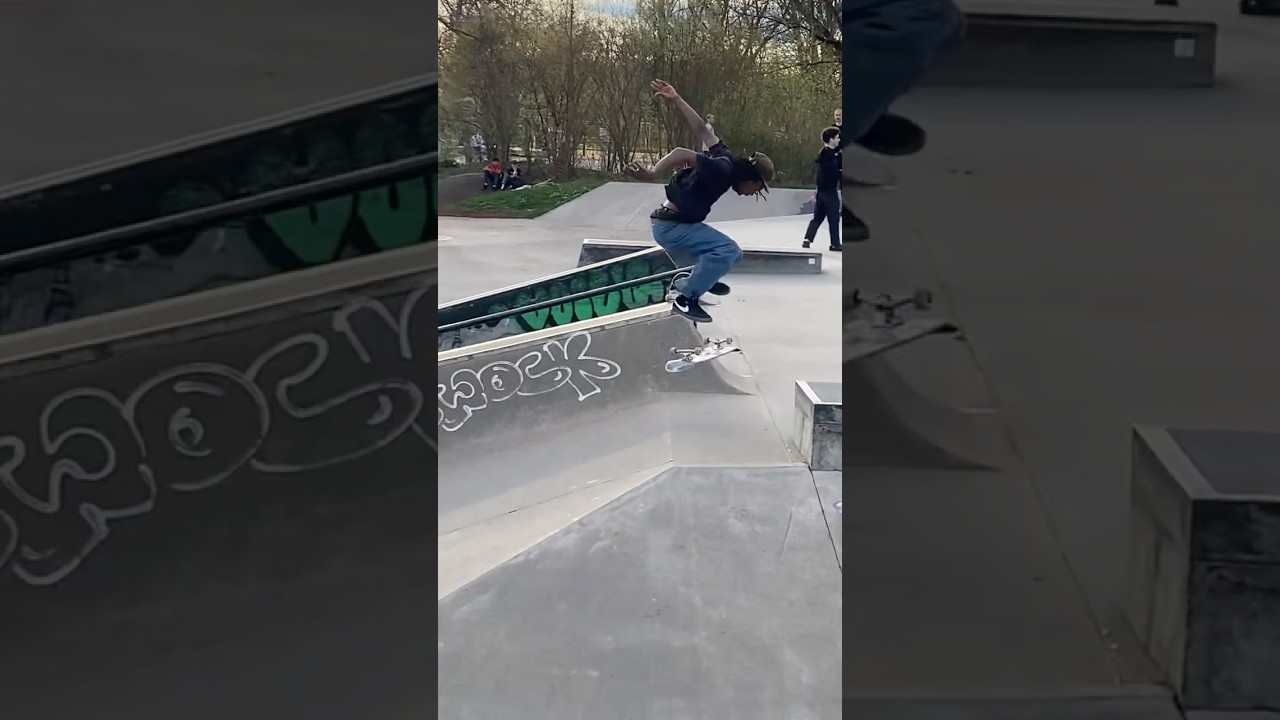 Kanya Spani - Bs Tailslide to Kickflip Out