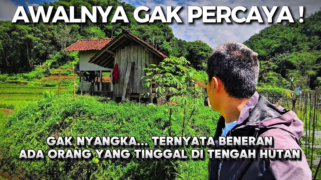Suasana Lebaran Di Pedesaan, Gak Nyangka Ternyata Ada Orang Sebatang Kara Tinggal Di Tengah Hutan.