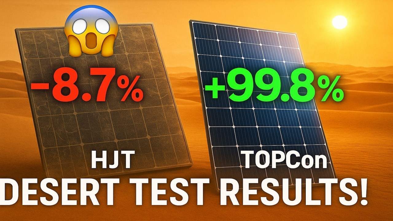 3 Years in the Desert: The Solar Panel Test That SHOCKED Everyone! 😱