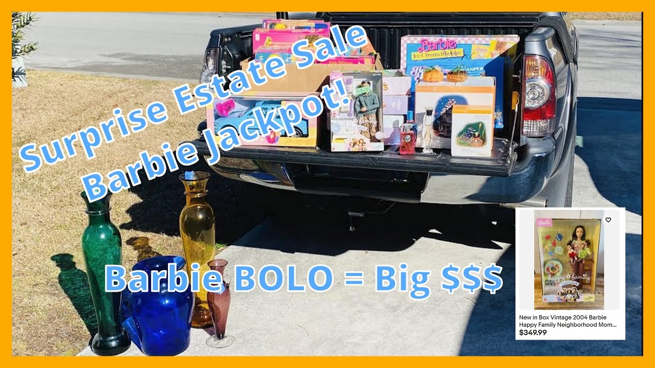 Surprise Estate Sale Adventures: Barbie Jackpot / Blenko Glass / Vintage Perfumes and More