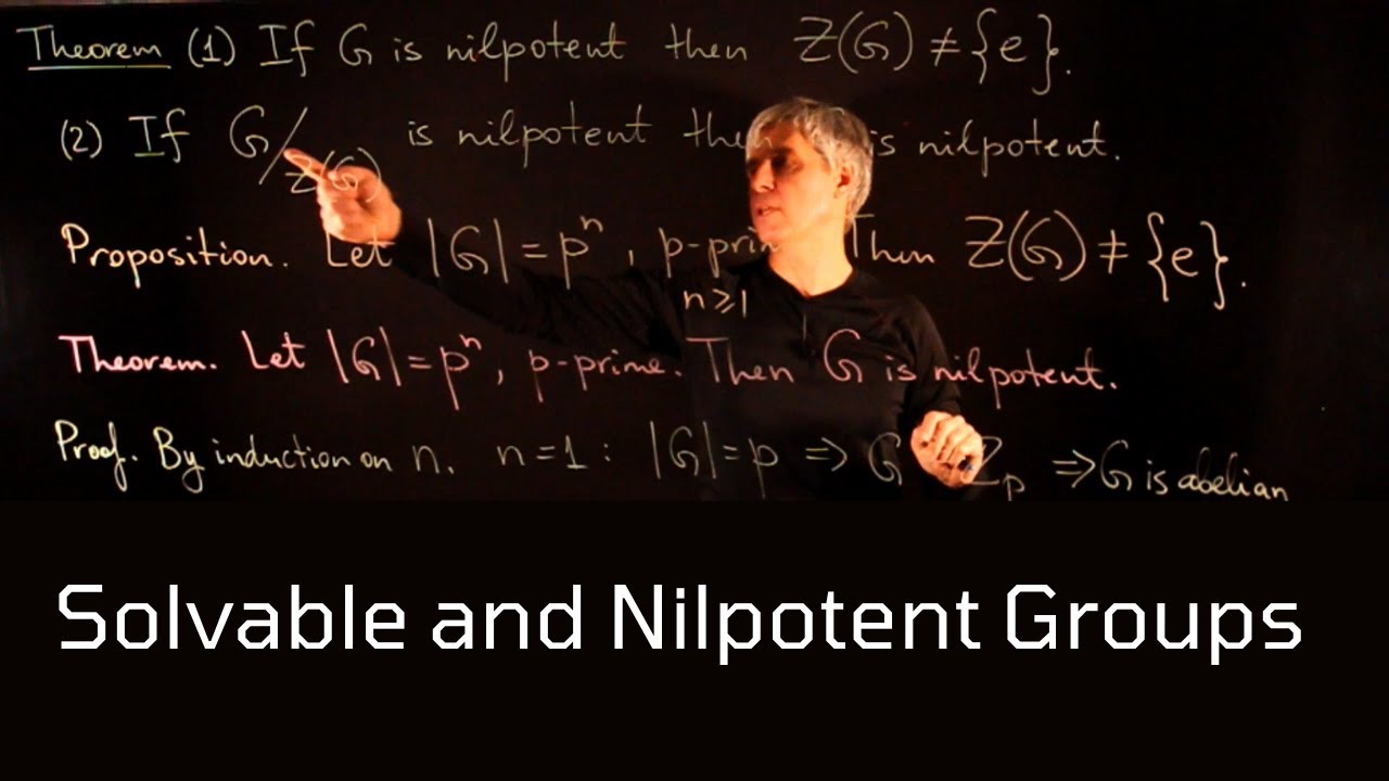 Lecture 3. Solvable and Nilpotent Groups