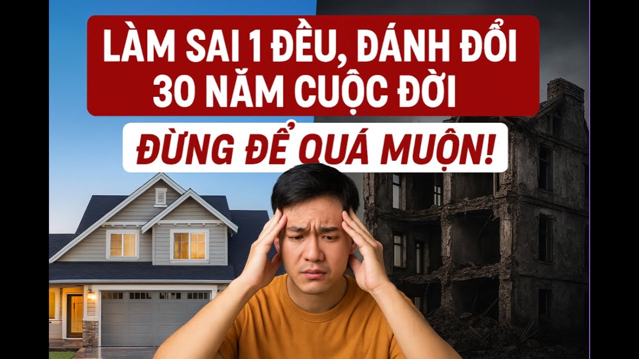 Làm sai 1 điều, đánh đổi 30 năm cuộc đời – đừng để quá muộn!