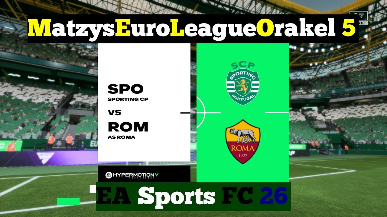 M.E.L.O. 5 ⚽ 211 Sporting Lissabon vs. AS Rom ⚽ Spieltag 16 | EAFC 26