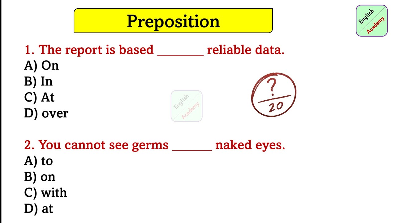 #prepositions practice set (47) questions for all exams #competitiveexams  #englishacademybydeepakkr