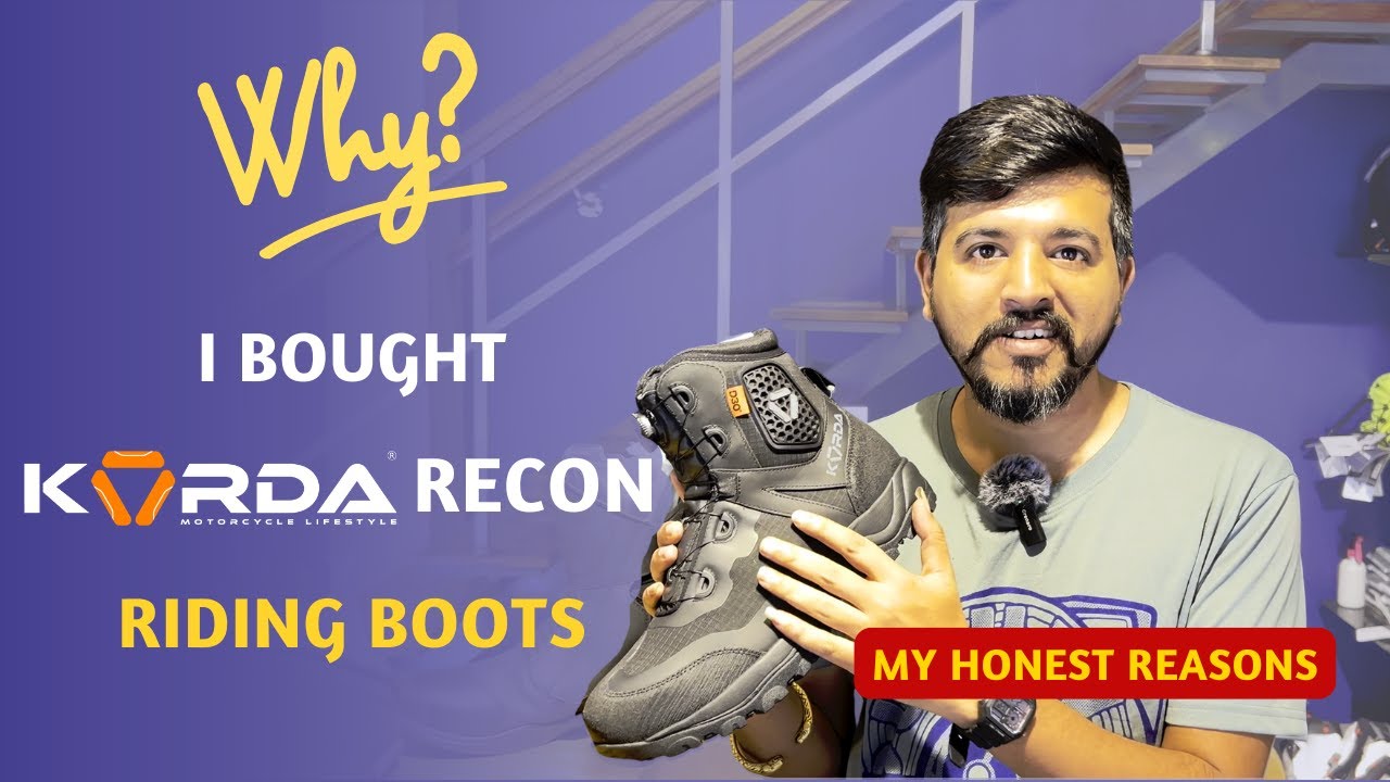 Why I Bought Korda Recon Riding Boots | Best Touring Shoes for Bikers?
