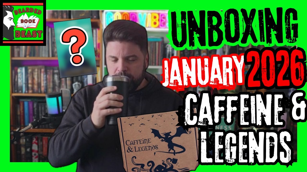 Book and Brew time! | Unboxing January Caffeine & Legends Box
