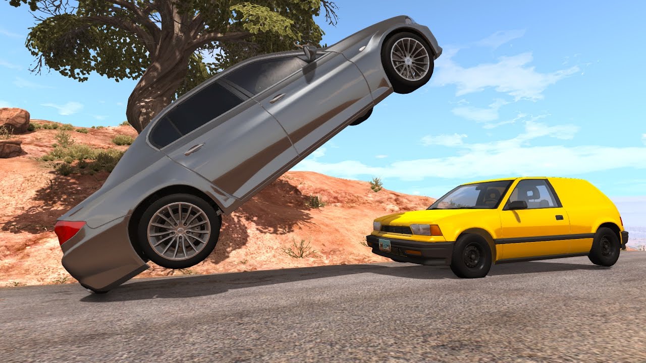 BeamNG Drive Realistic High Speed Crashes #12