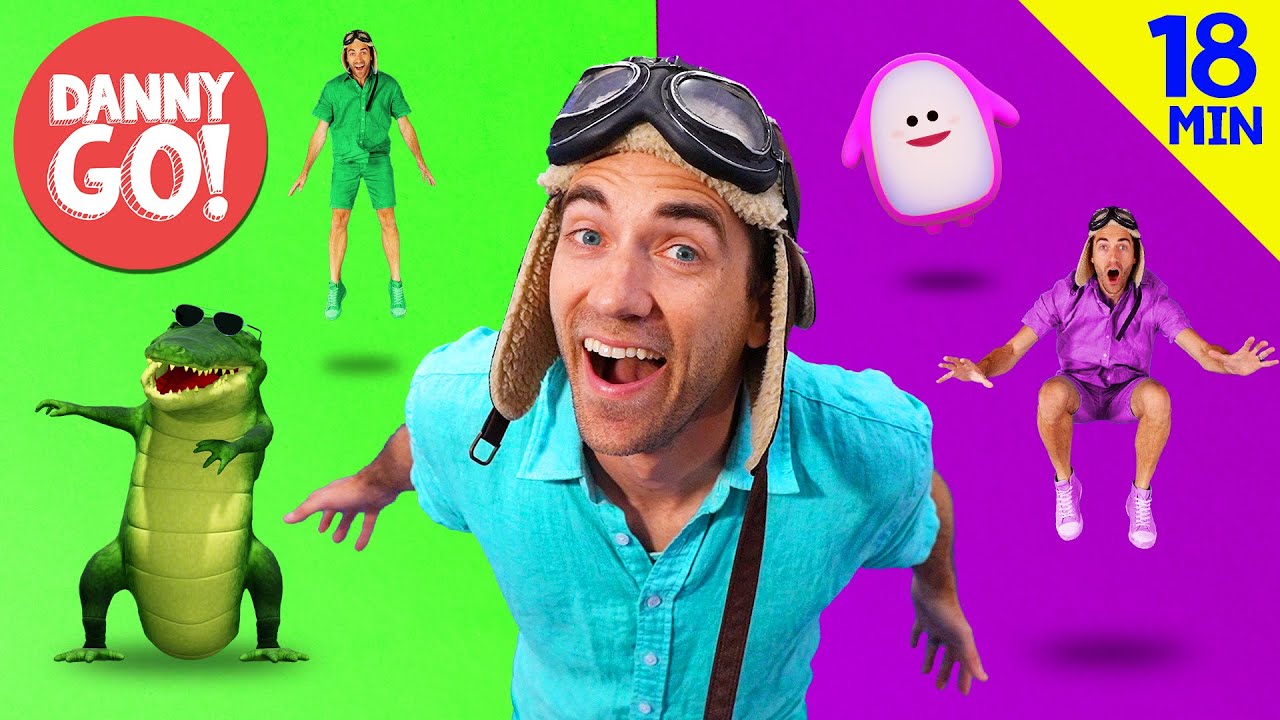 Colores, Animales, Lava y Más! 🌈🐒🔥 Recopilación de Juegos de Baile | Danny Go! Canciones para Niños