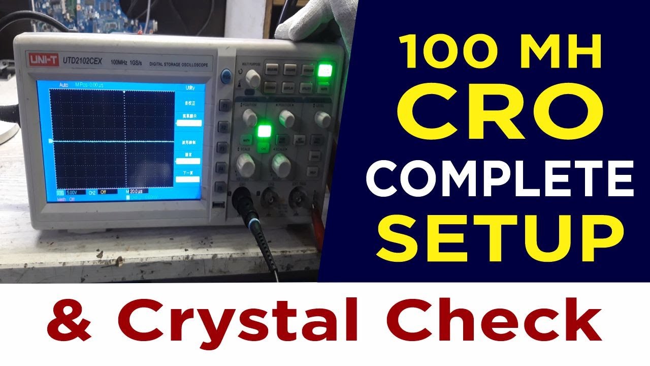 100 MH CRO SETUP AND CRYSTAL CEHCK | BIOSGURU87 | RAVINDER| 25MH CRYSTAL &32 MH  TESTING 9914545788