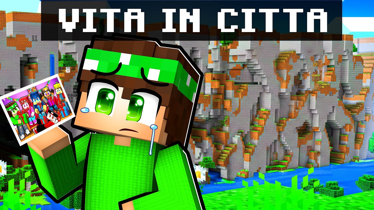HO ABBANDONATO I MIEI AMICI nella VITA IN CITT&Agrave; 1 REMAKE su MINECRAFT!