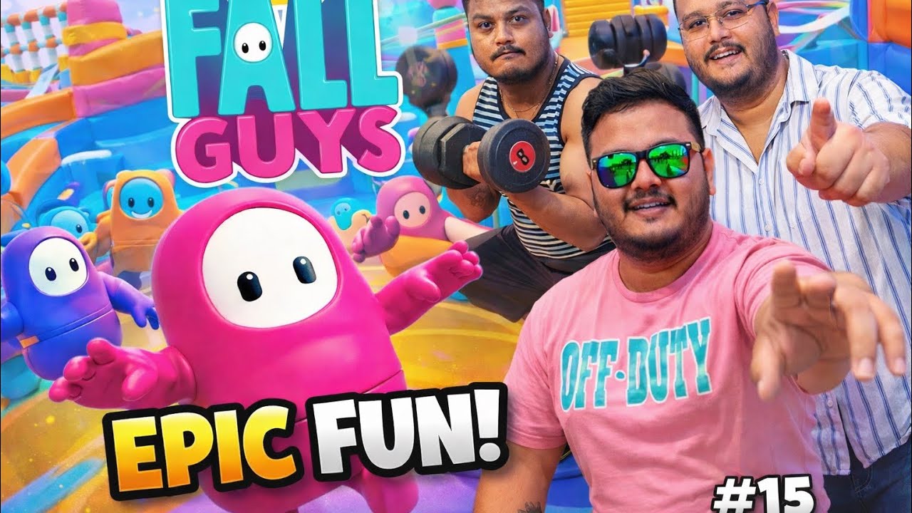 live gameplay of fall guys #15